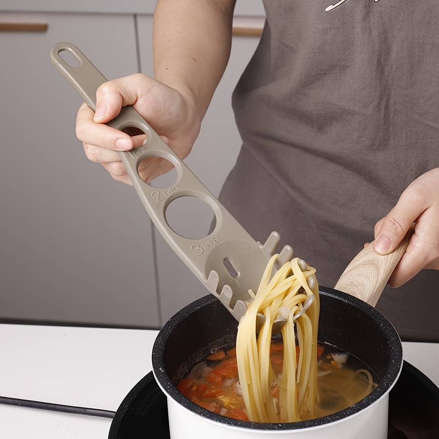 1pc Creative PP Powder Spoon Multifunctional 3-hole Powder Measuring Spoon Household Noodle Spo