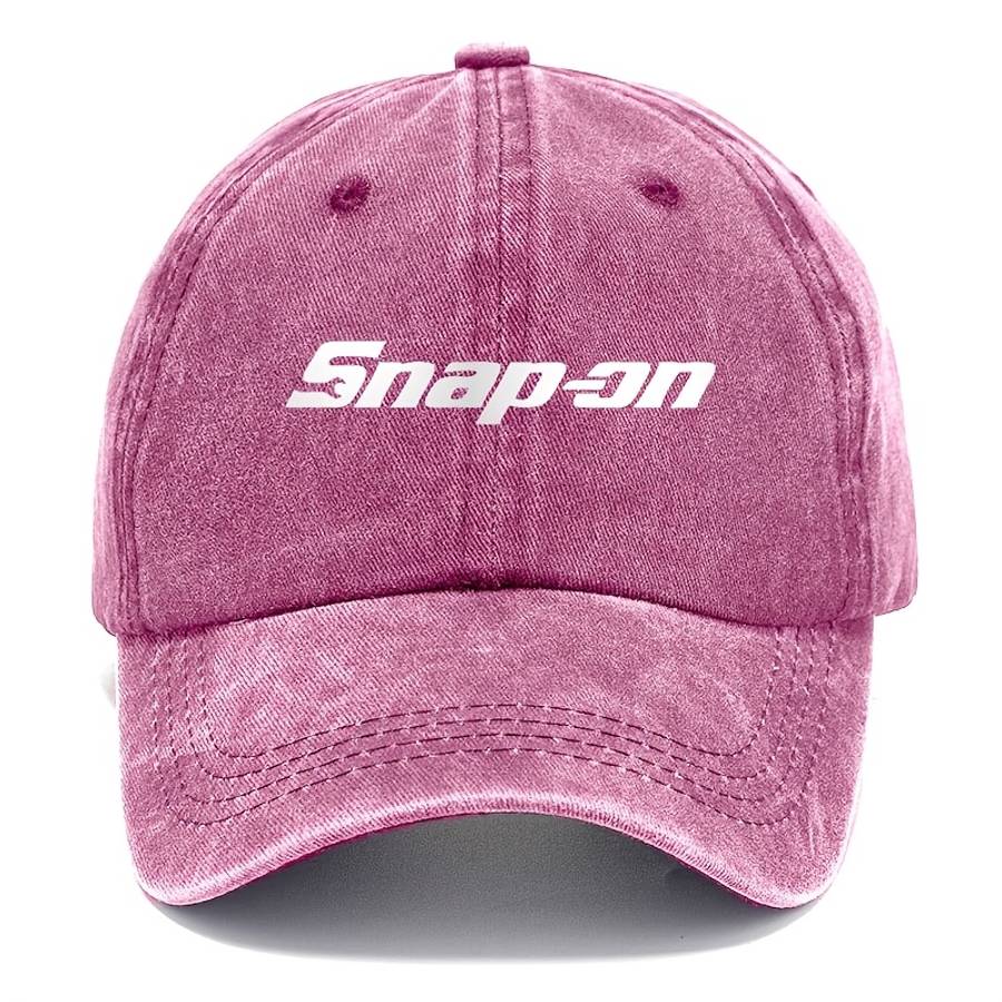 Single Pack SNAP-ON Embroidered Baseball Cap 100% Viscose Fiber Hand Washable Casual Outdoor