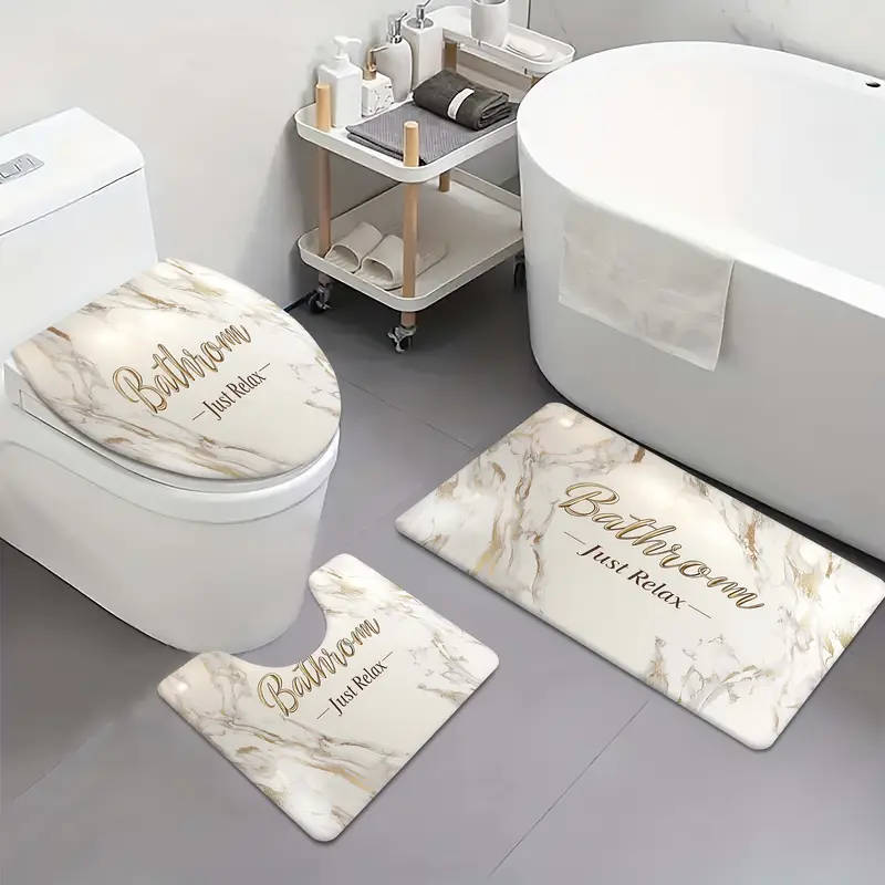 New Design Bathroom Mat Set