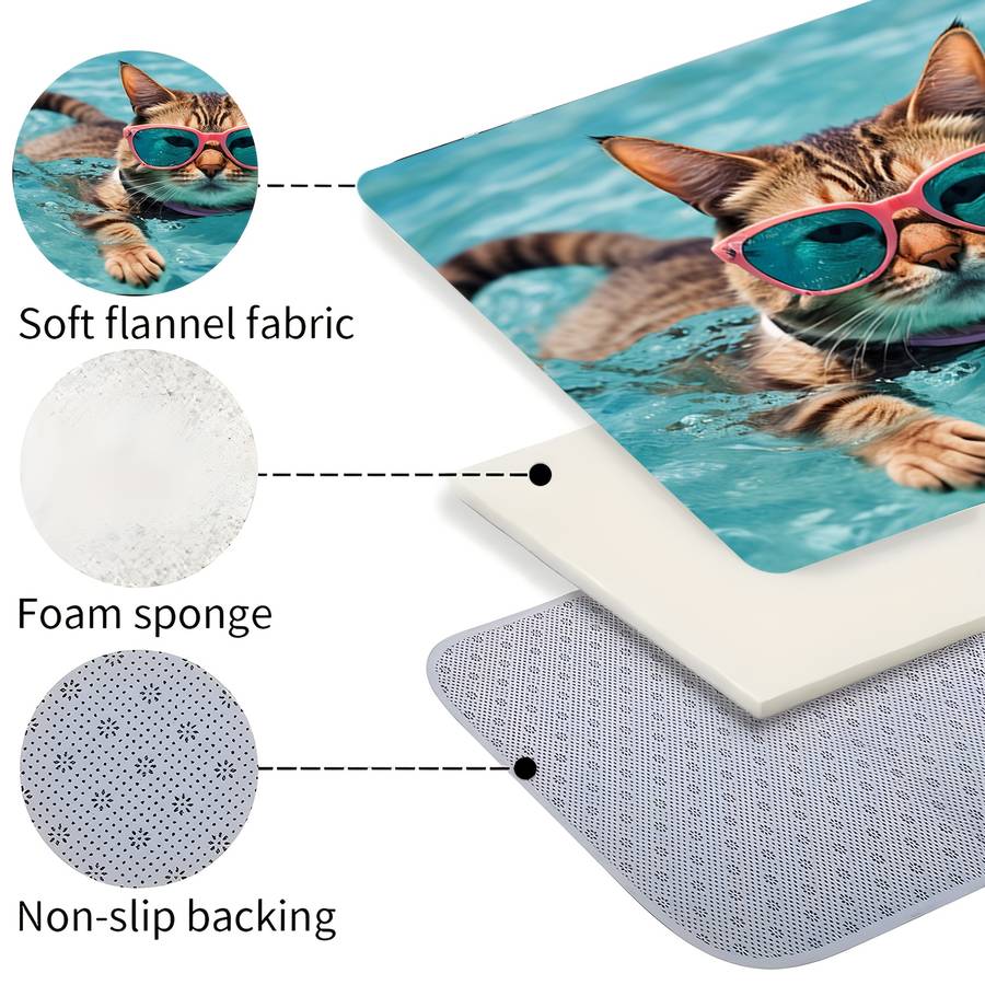 1Pc 23.6x35.4inch 60x90cm Floor Mat