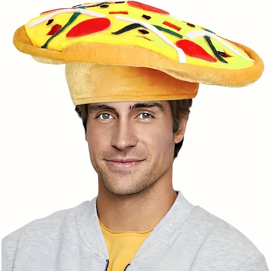 1pc Funky Pizza Hat for Parties Events Perfect for Christmas Halloween Thanksgiving Easter