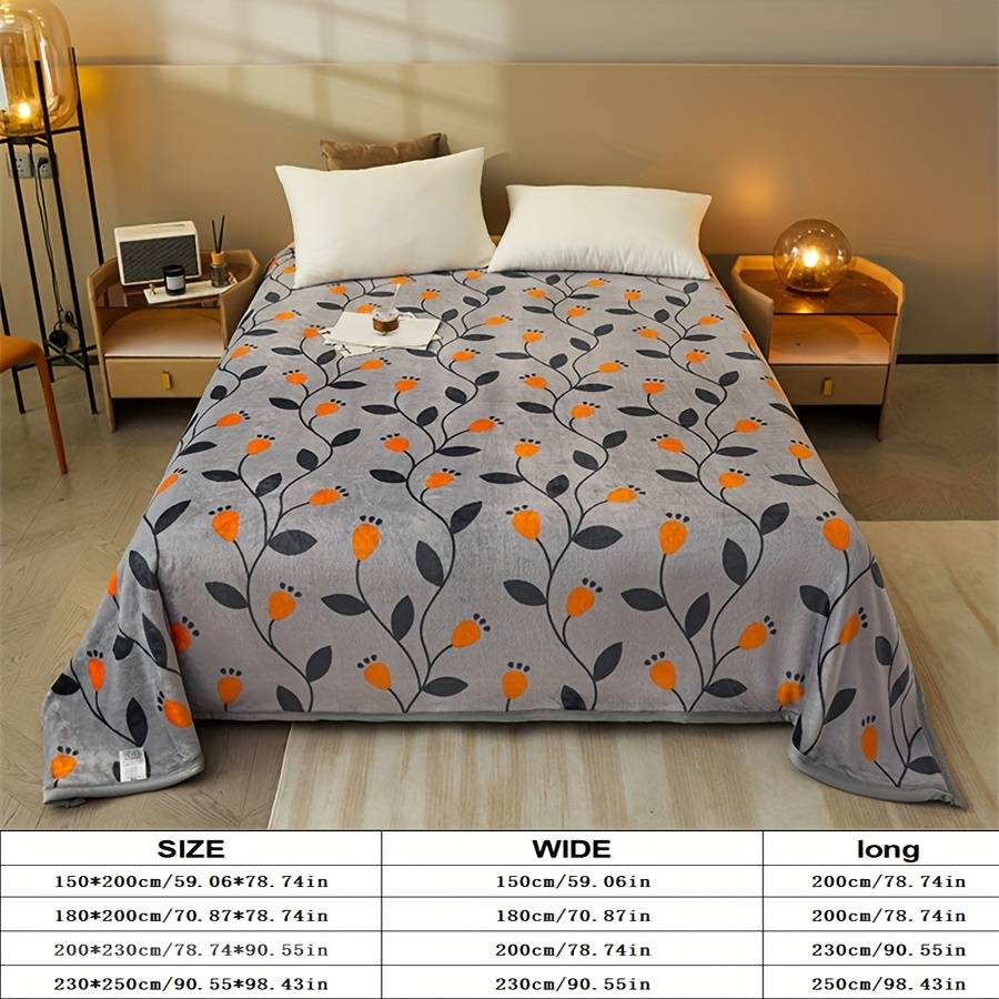 1ps Blanket Color Yushu Flowers size 230x250cm
