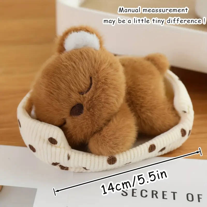 1pc Cute Animal And Bird Nest Plush Toy Rabbit