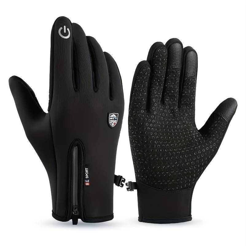 1 Pair Blue Size L Outdoor Sports Gloves