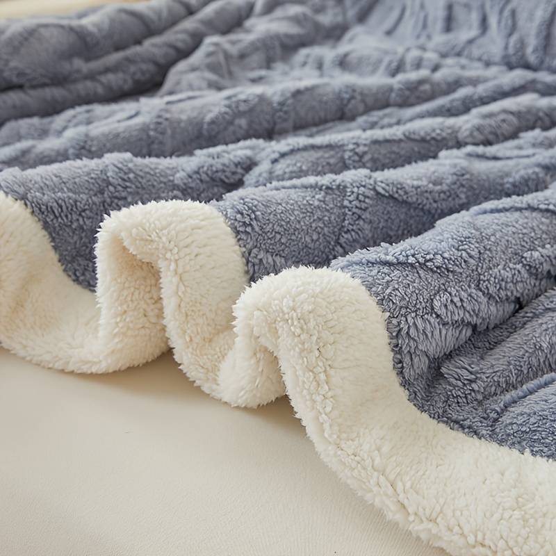 1ps Blanket Color Dark Gray size 200x230cm