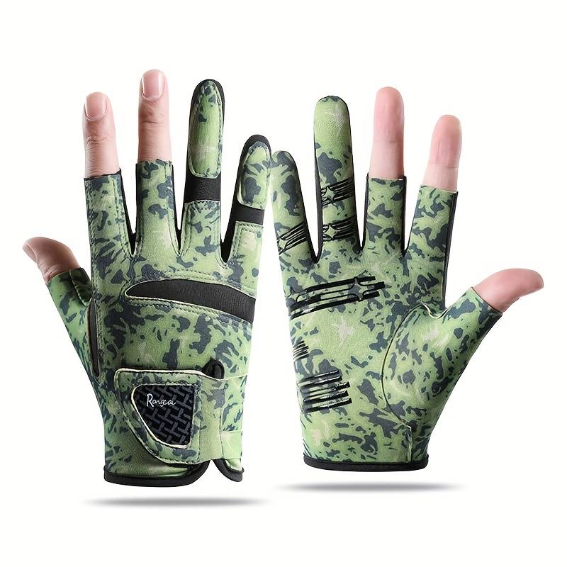1 Pair Green Size XL Outdoor Sports Gloves