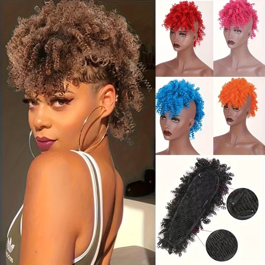 1Pc Red 40.64cm Fashion Design Wig