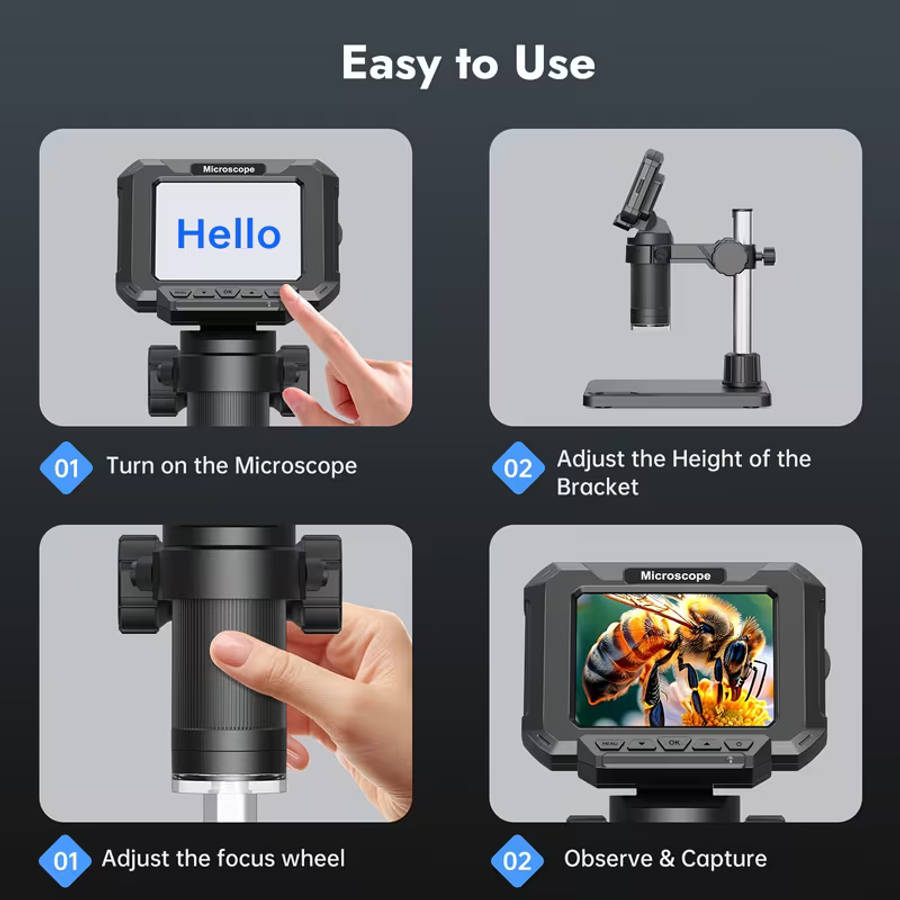 1000X Magnification Digital Microscope