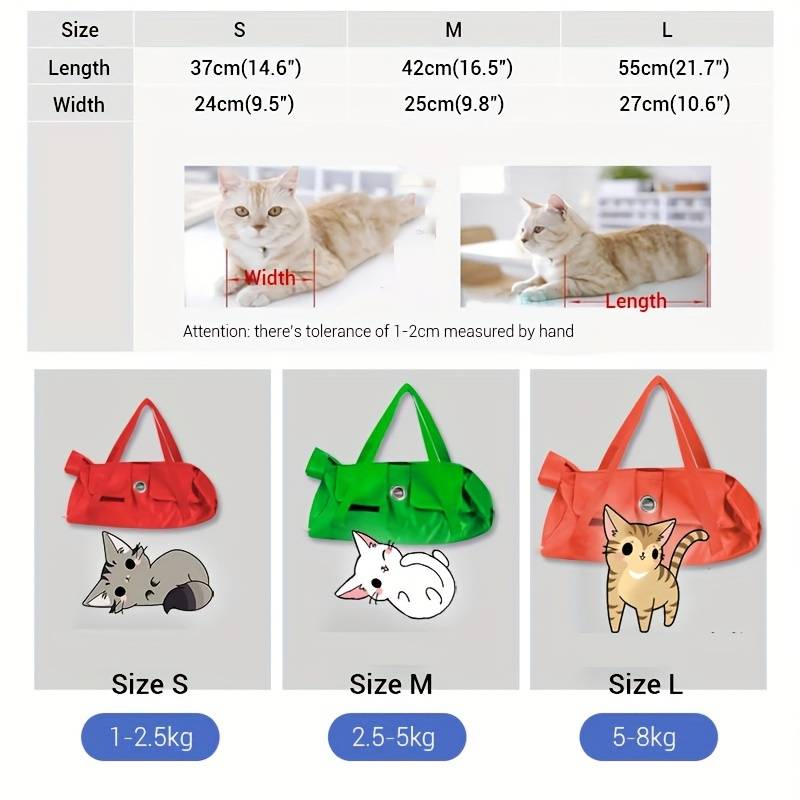 1pc Yellowsize M Cat For 2 3kg Pet Bag