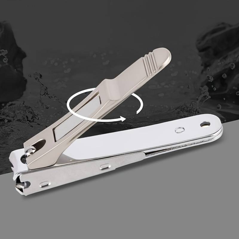 1-Pack Stainless Steel Nail Clippers Sharp Fingernail And Toenail Trimmer