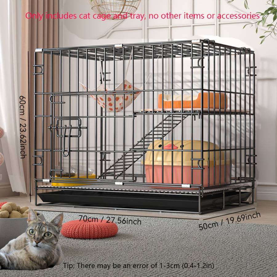 1pc Black Model 2 Layers--LPet Cage