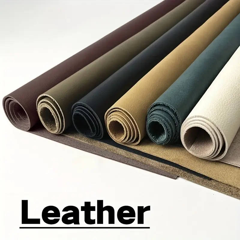 1 Piece Of Faux Leather Grey