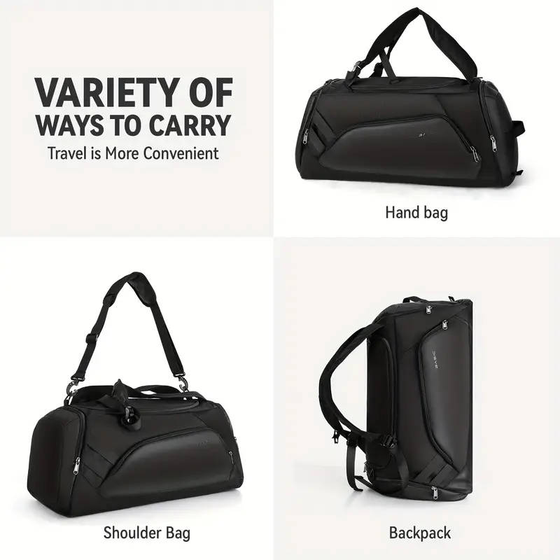 Large Capacity Gym Bag Waterproof Short-distance Travel Bag Dry And Wet Separation Bag Suitable