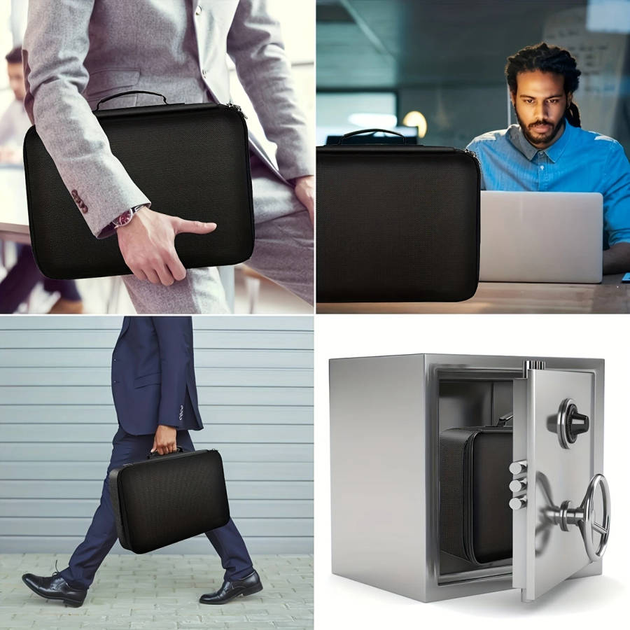 Lockable Document Bag With Money Pocket