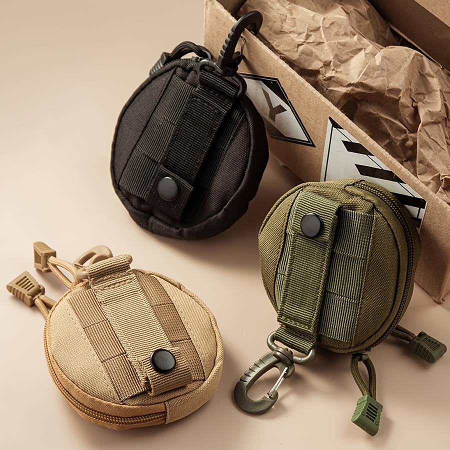 1pc Multifunctional Tactical Pouch Portable Multifunctional Tactical Key Pouch Polyester Nylon M