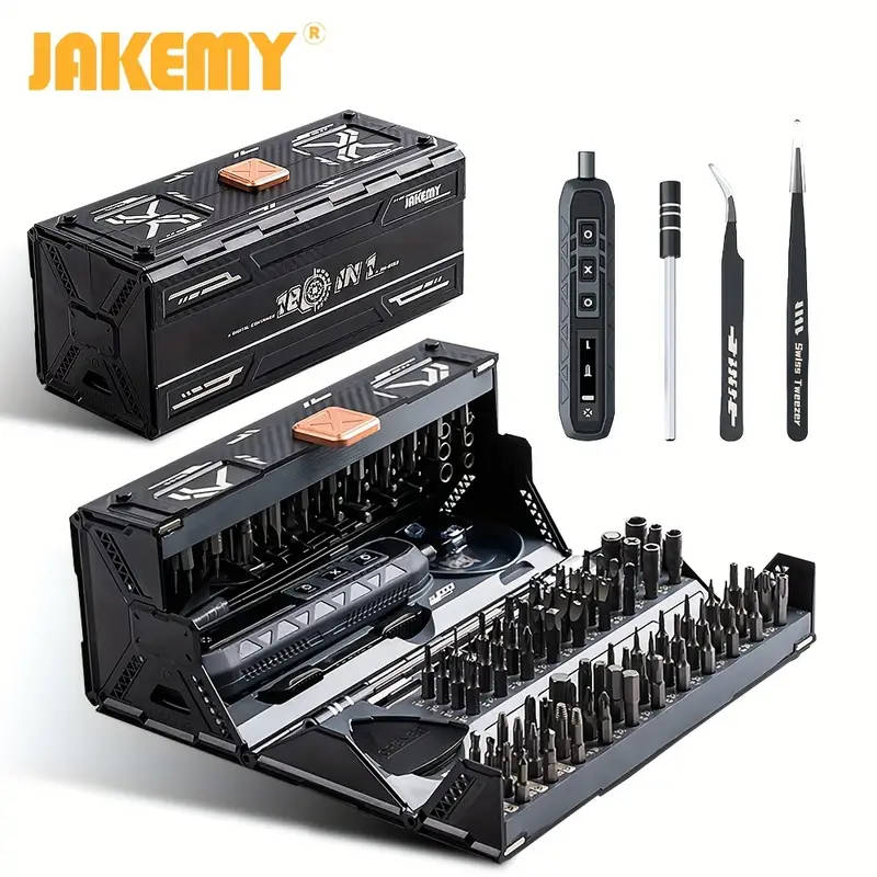 180 in 1 Compact Electric Screwdriver Kit Ergonomic Dual Power BatteryUSB Rechargeable Lithium Polym