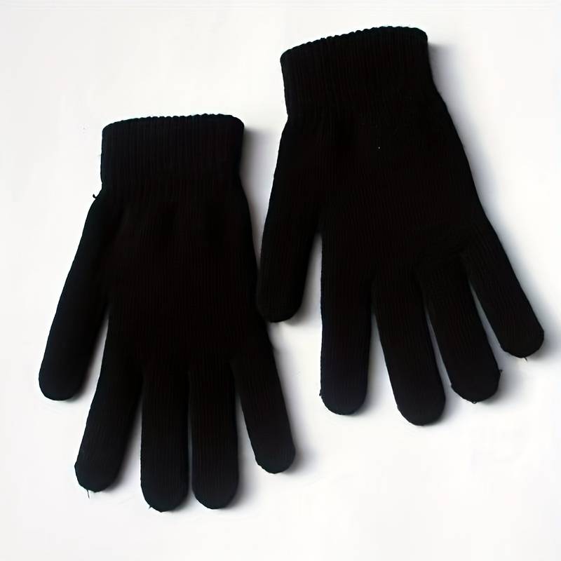 1 Pair Blue Black Gray Red Grass Green Warm Gloves