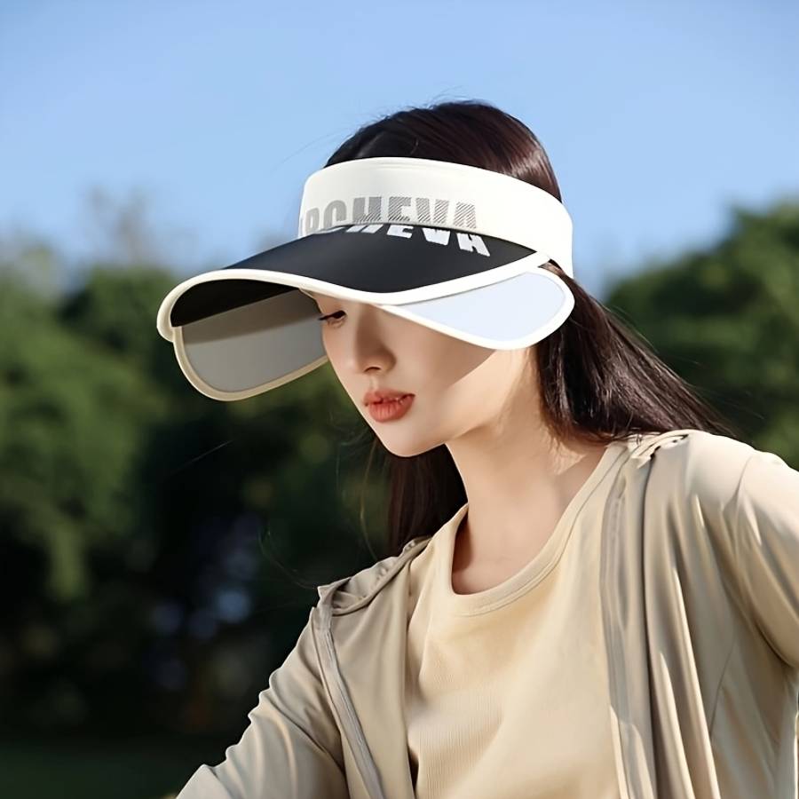 Women's Summer Letter Sun Hat Adjustable|Lightweight Breathable Sun Protection Top HatSuitabl