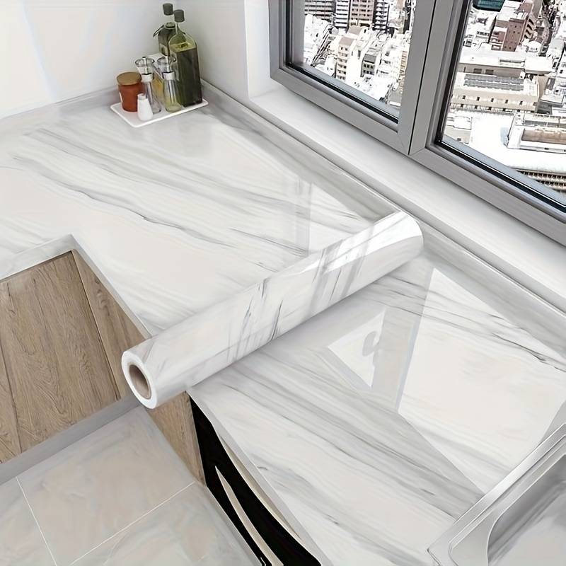 1PC Wall StickersWhite LAndscape2 Meterss Long X 60 cm Wide