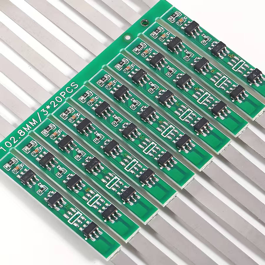 10 20pcs 1s 3 7v 3a 5 6a lithium   bms pcm battery protection board pcm with strap suitable for 18650 lithium ion batteries Product details 5