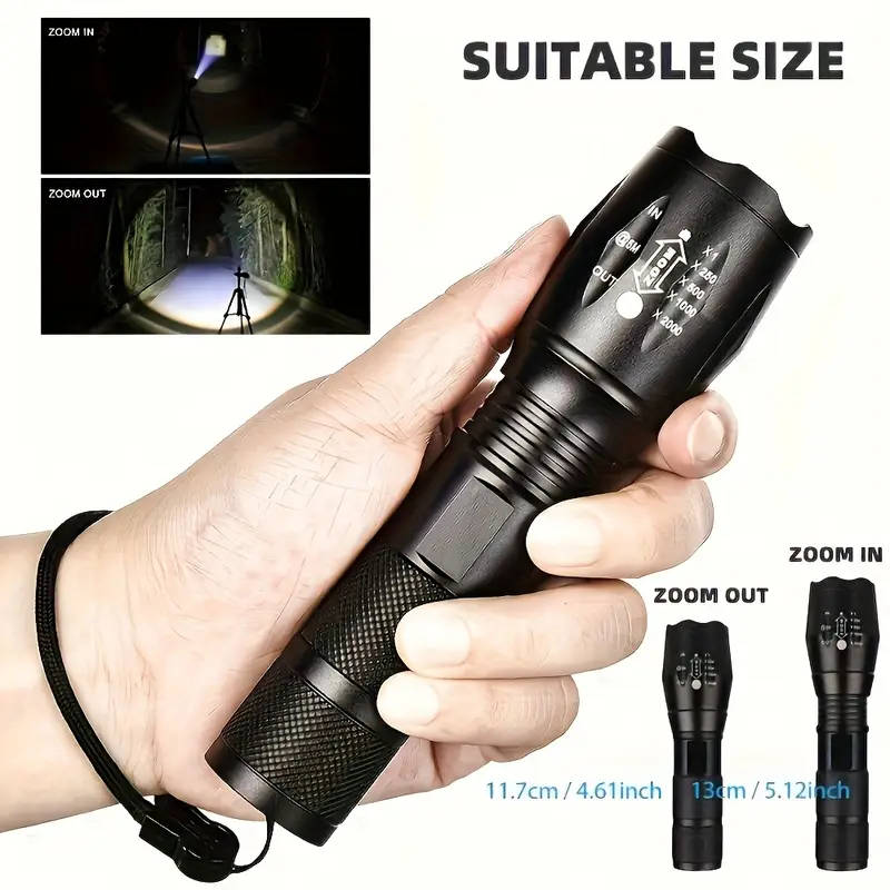 3pcs LED Aluminum Handheld Flashlights