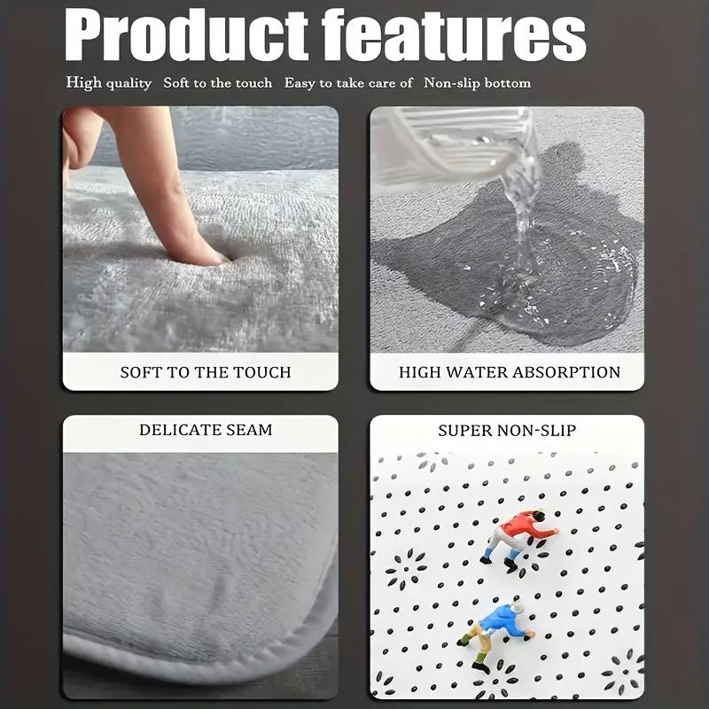 1Pc 60x90cm 23.6x35.4inch Floor Mat