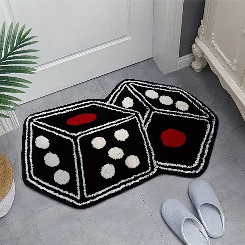 1Pc Black 23.6x35.4inch 60x90cm Floor Mat
