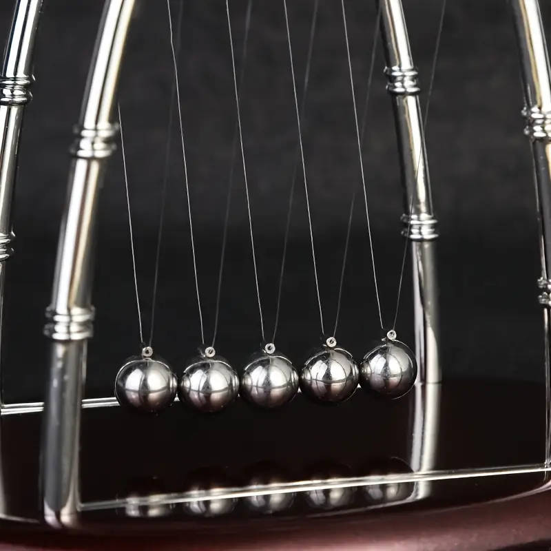 1pc Elegant Newton's Cradle Balance Balls Educational Physics Pendulum Desk Toy Kinetic Energy Demon