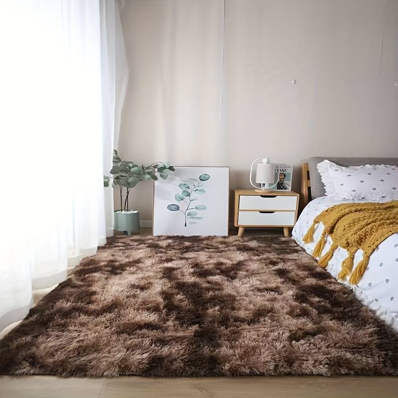 1Pc Tie Dye Brown 100x140cm Floor Mat