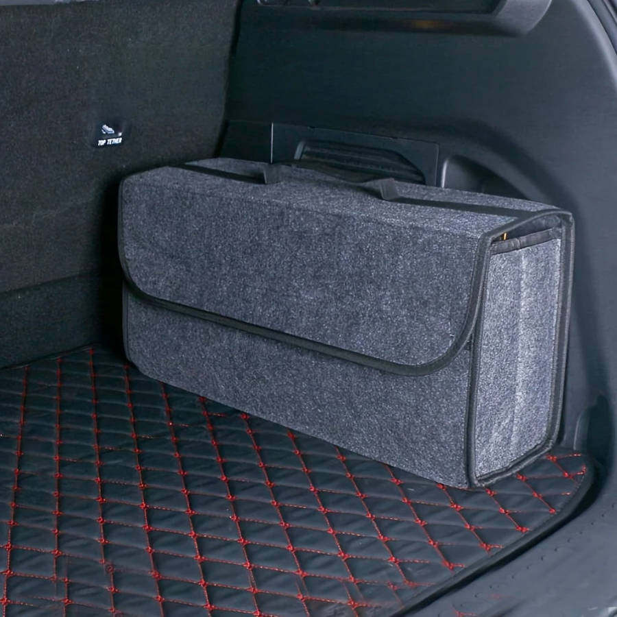 Thickened Felt Cloth Car Trunk Storage Box