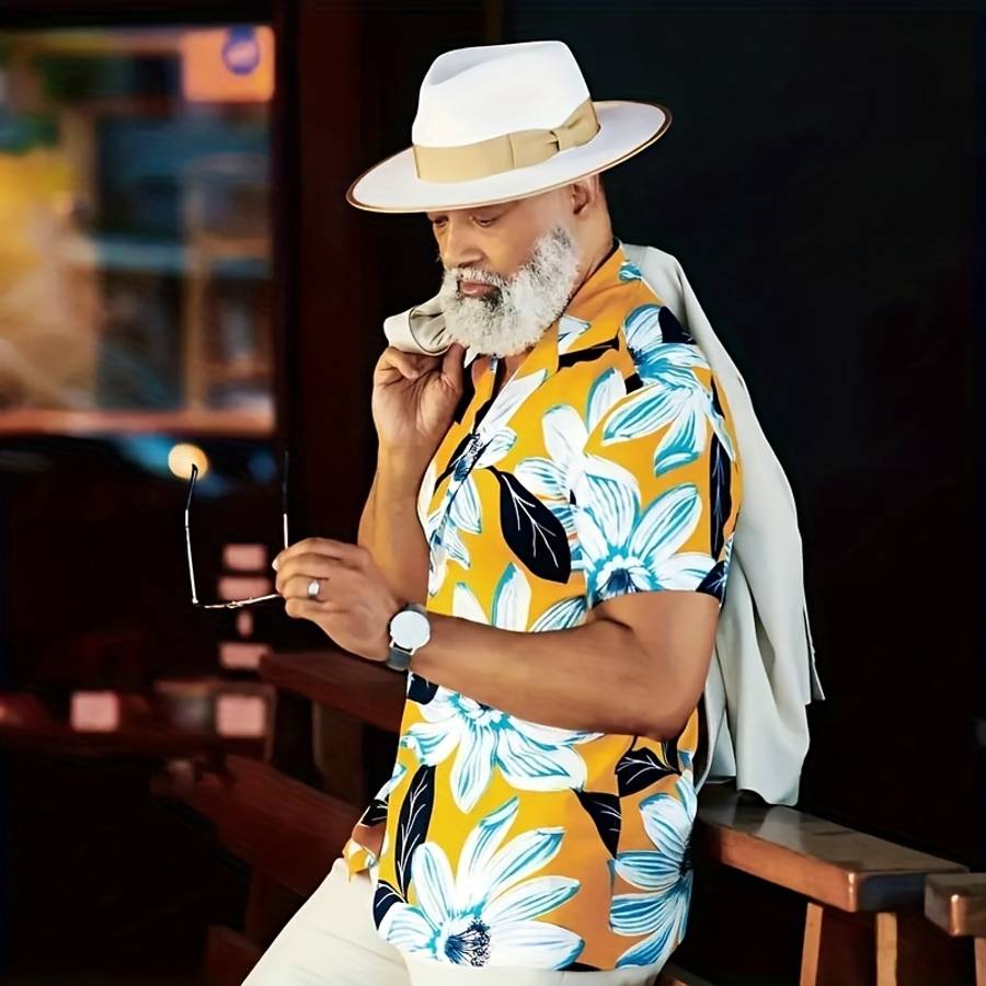 1pc Classic Fedora Hat with Feather Accents Elegant Sun Protection Woven Polyester Drawstri