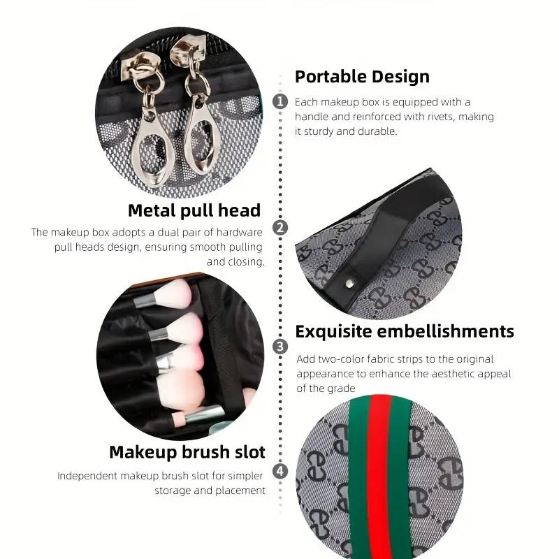 Versatile Travel Cosmetics Organizer - Waterproof