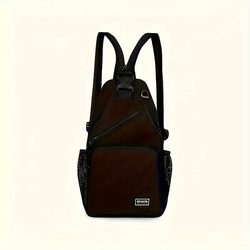Women's Fashion Sling Backpack Multi-Pocket Nylon Crossbody Bag