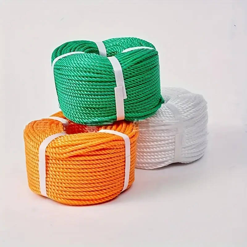 1 Roll Of Durable Plastic Rope Green