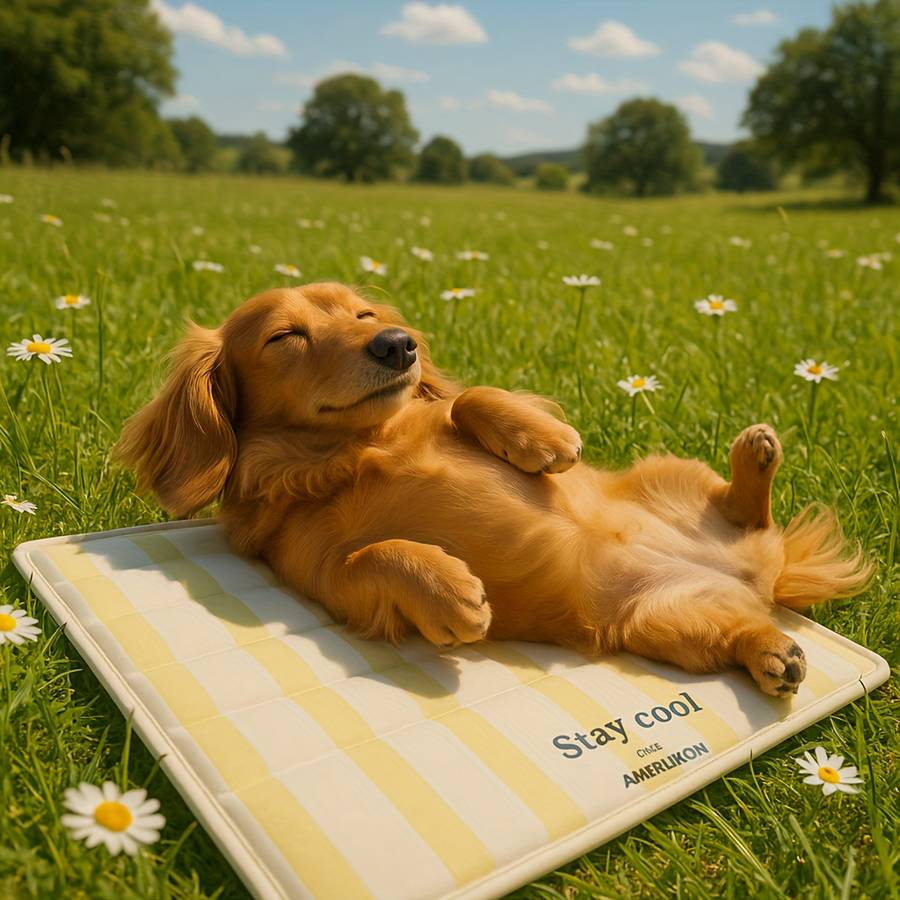 1piece Yellow Cooling Pad