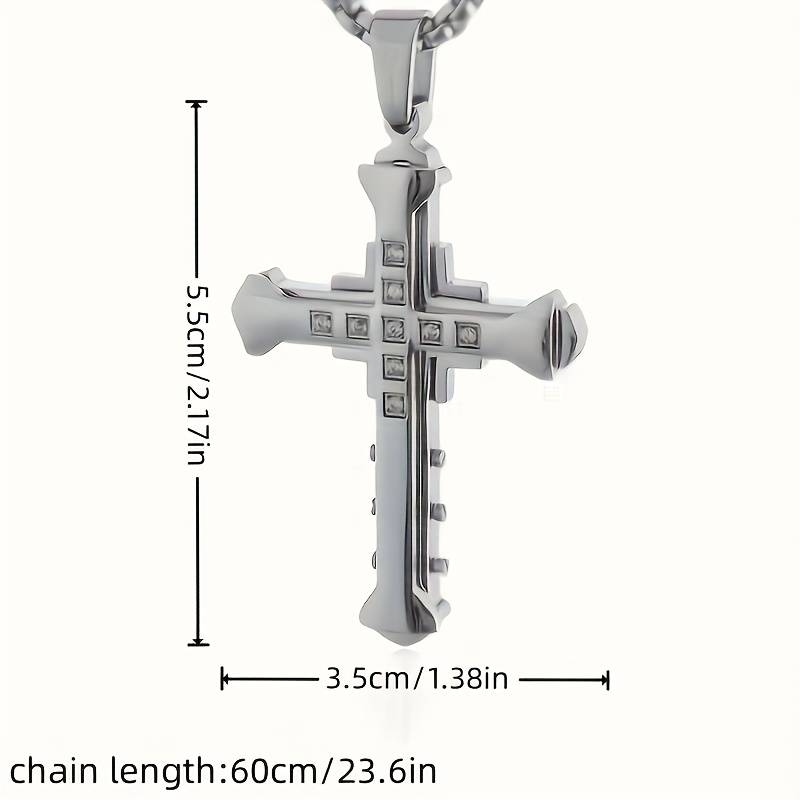 1 Piece Black Jesus Theme Pendant