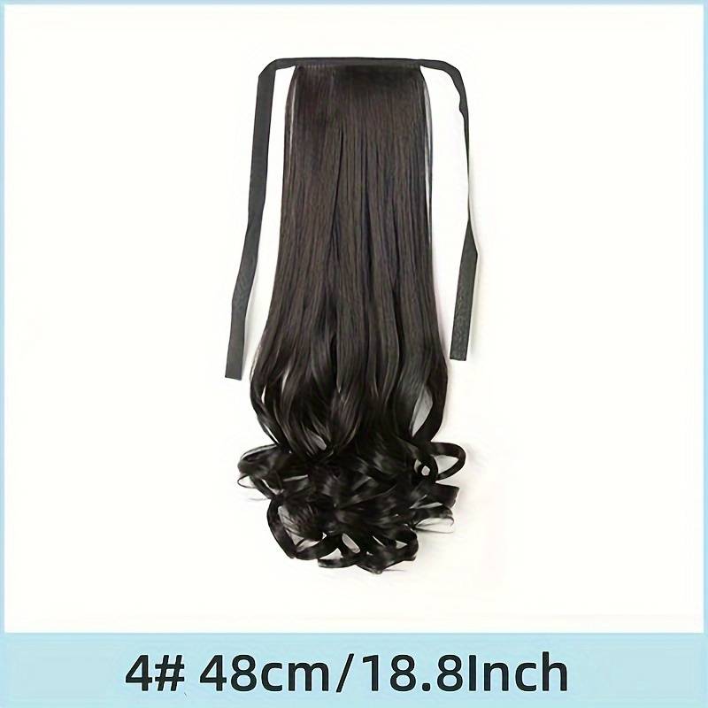 1Pc Natural Color 4A 45.72cm Fashion Design Wig