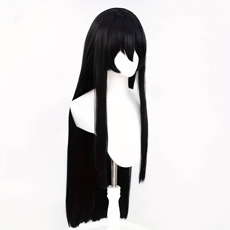 1Pc Black 66.04cm Fashion Design Wig