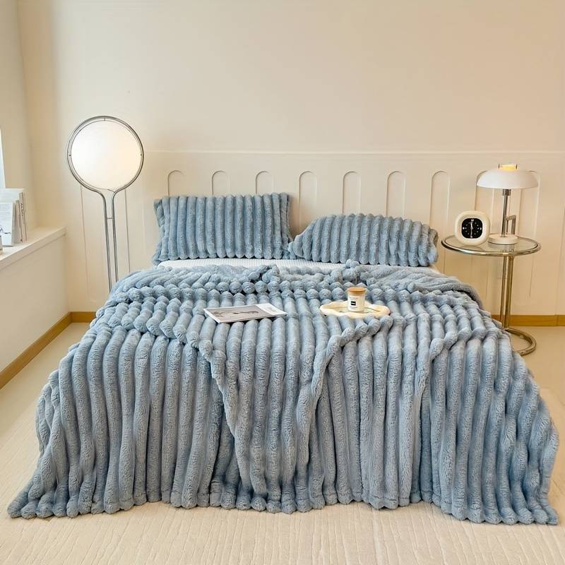 1ps Blanket Color Fog Gray size 100cmx150cm