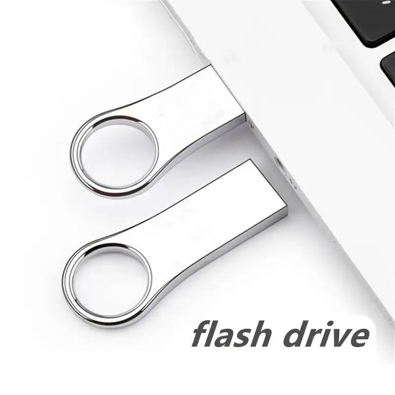 1pc Metal Usb 2.0 Flash Drive Pen Drive Usb Stick U Disk Is Suitable For All Kinds Of Products With