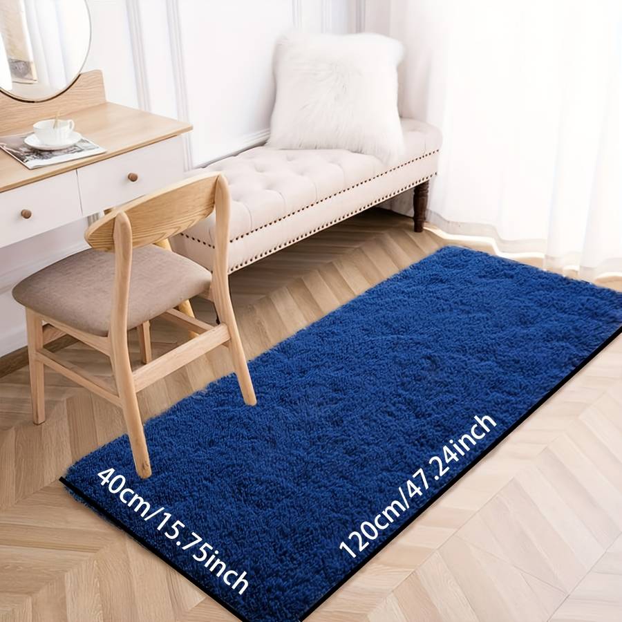 1Pc Dark Blue 40x60cm 15.75x23.62inch Floor Mat