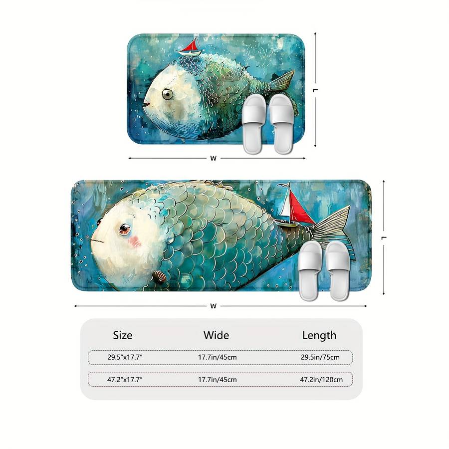 1Pc 45x75cm And 45x120cm Floor Mat