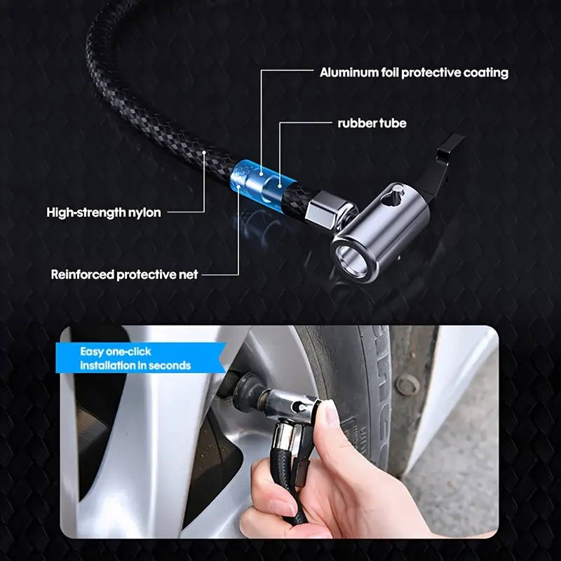 1pc Digital Tire Inflator 150PSI Car Air Compressor Pump Portable Car Air Compressor Pump Air Pump f