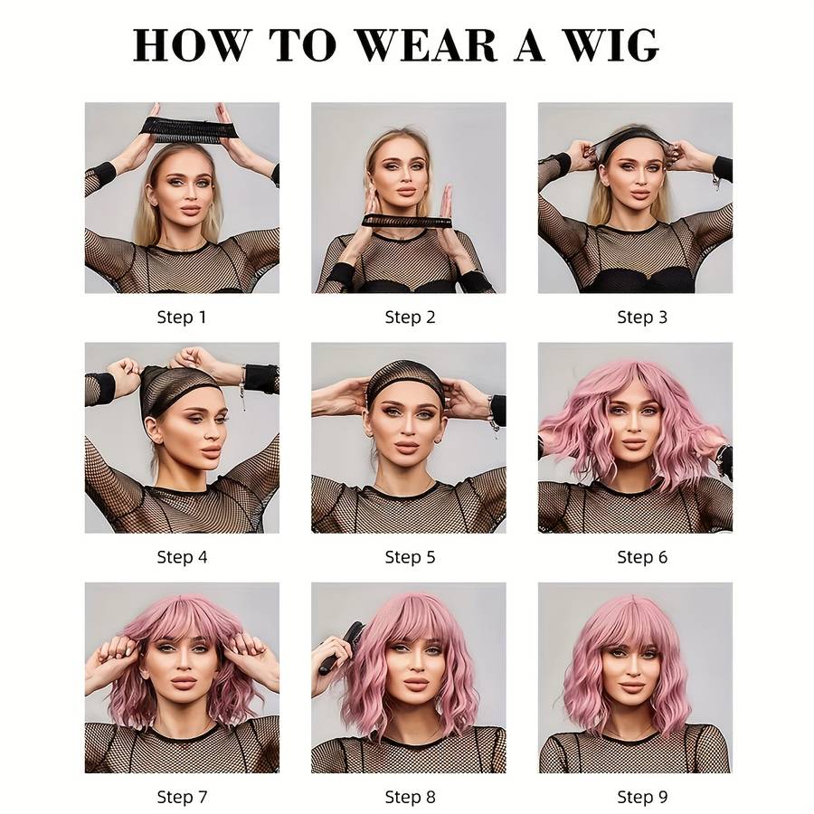 1Pc Black 66.04cm Fashion Design Wig