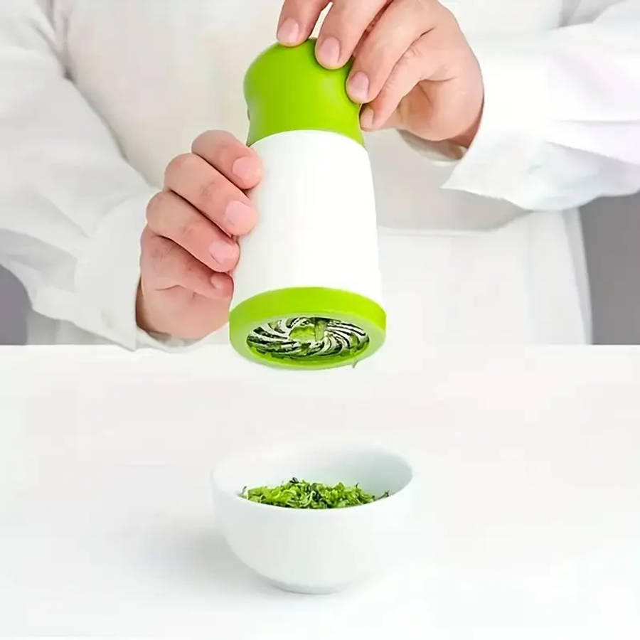 Manual Herb & Vegetable Chopper Grinder - Quick Chopping for Parsley, Cilantro, Carrots, Zucchini