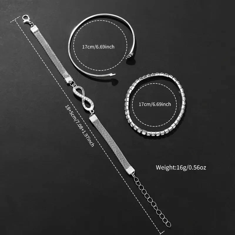 4 Pieces Of Elegant Women's Steel Band Quartz Watches