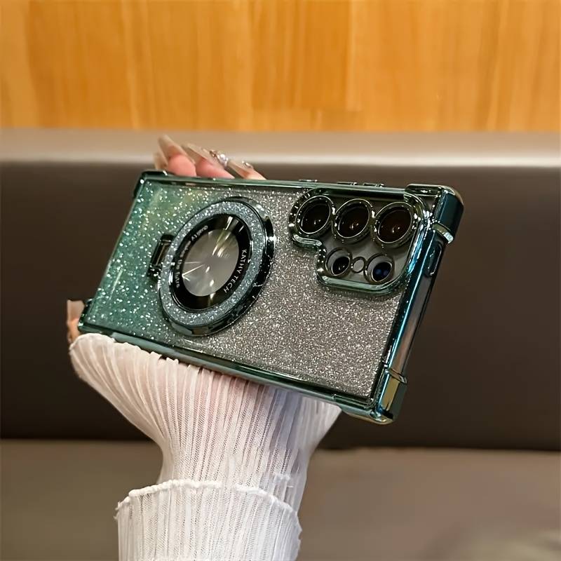 1pc  silvery  For Samsung Galaxy S24 FE Phone Cases