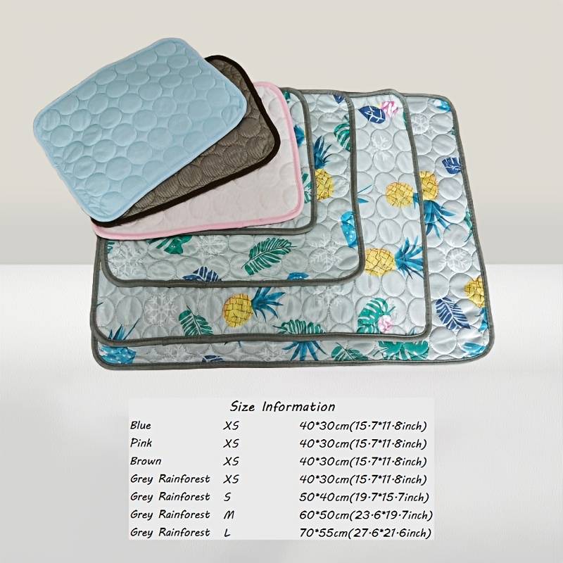 1piece Gray Rainforest L Cooling Pad
