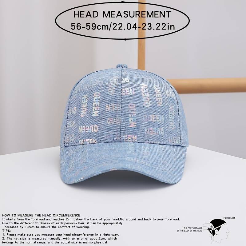 1pc Fantasy Cotton Baseball Cap for Women Adjustable Tie-Dye Pattern Breathable Non-Washable