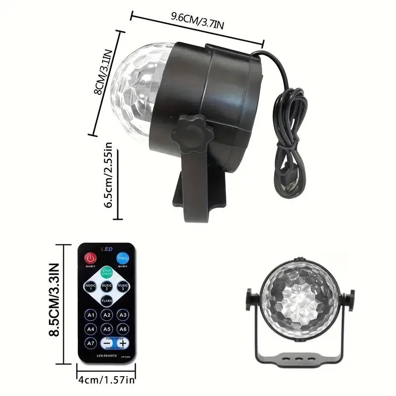 RGB Disco Ball Light